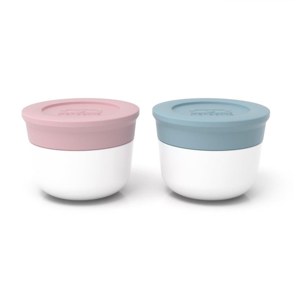 Duo de récipient à sauce litchi/gris - Visuel 0